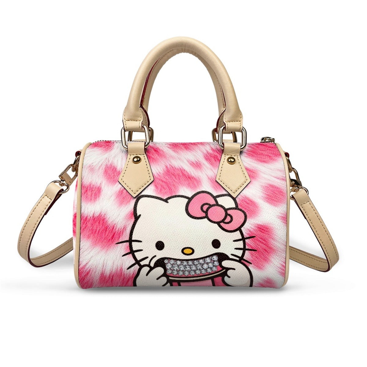 ‘Pink fluff’ Camo Bag