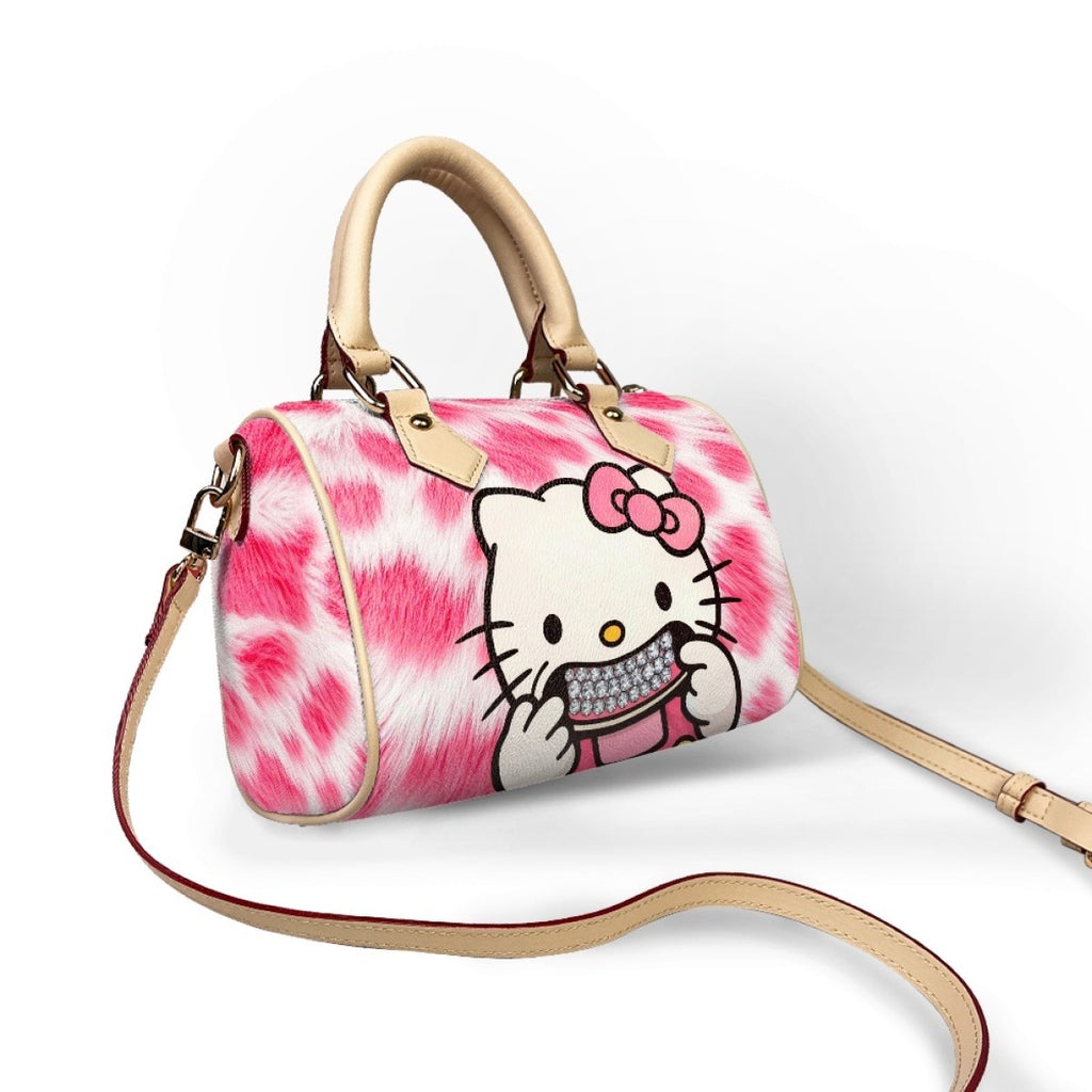 ‘Pink fluff’ Camo Bag
