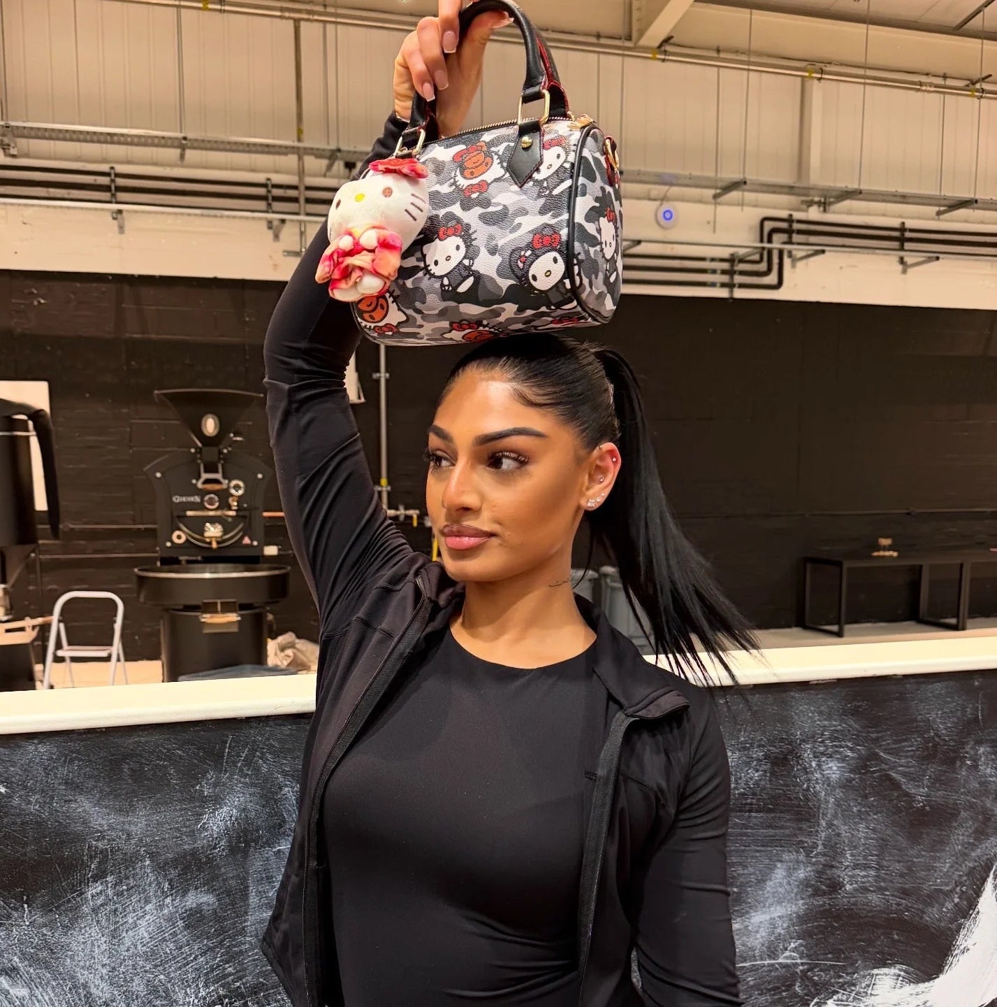 ‘Noir’ Camo Bag